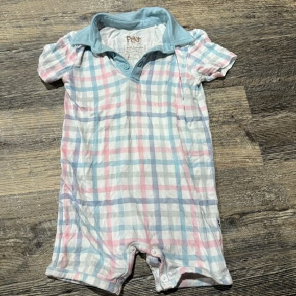 Little Sleepies Play Collection Romper Size 6-12 Months - Picture 1 of 3